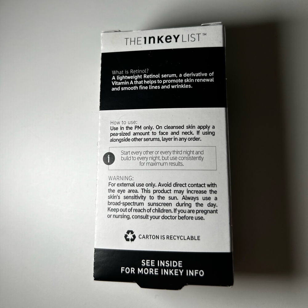 NIB The Inkey List Retinol - Full Size - Picture 2 of 4
